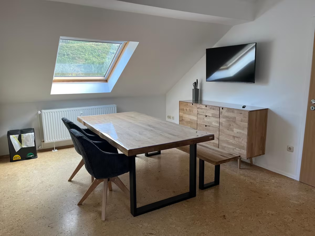 Essbereich im Bergnest